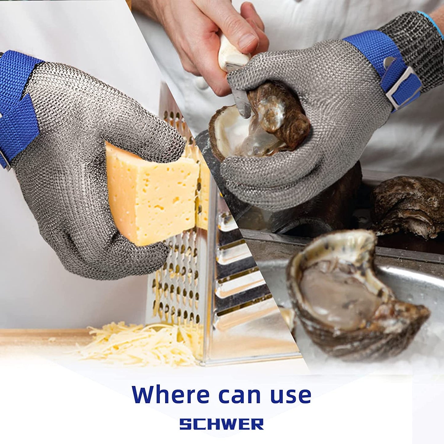 Niki | Food grade stainless steel mesh metal glove