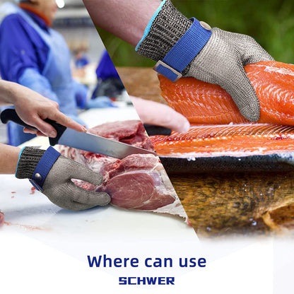 Niki | Food grade stainless steel mesh metal glove