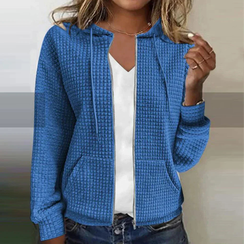 Niki | Women's Cozy Textured Zip-Up Jacket