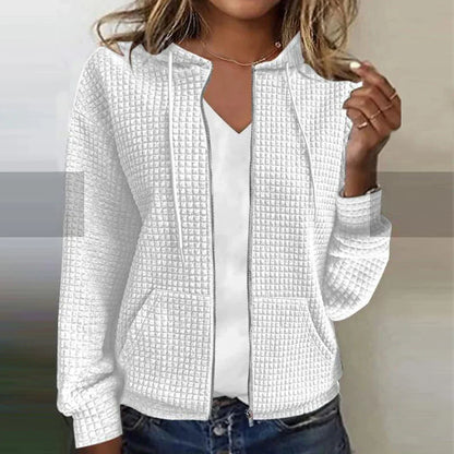 Niki | Women's Cozy Textured Zip-Up Jacket