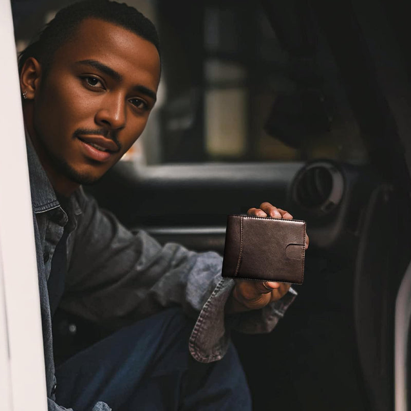 Niki | Genuine Leather Anti-theft Swipe Card Holder