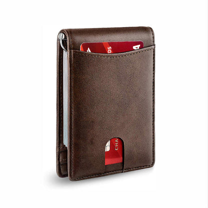 Niki | Genuine Leather Anti-theft Swipe Card Holder