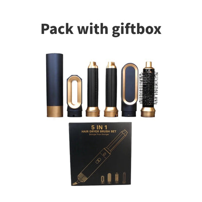 Niki | Glossify 5-in-1 Styling Wand | 1000W Ionic Hot Air Brush
