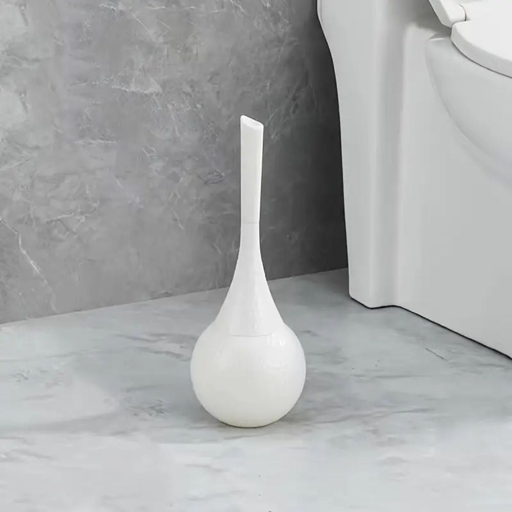 Niki | Hammered Toilet Brush Holder Set
