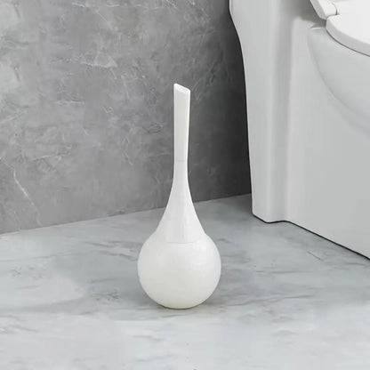 Niki | Hammered Toilet Brush Holder Set
