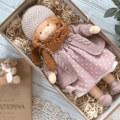 Niki | Handmade Waldorf Cuddle Doll – Poppi