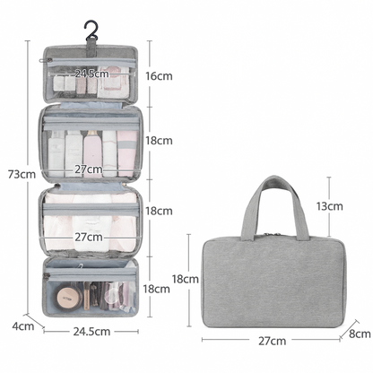 Niki | Hanging Toiletry Bag with Multiple Pockets