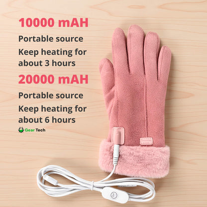 Niki | Heated Gloves for Women UK – Women's Thermal Waterproof Winter Gloves with Touchscreen & USB Rechargeable Warm Design