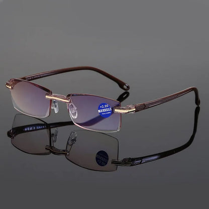 Niki | High Hardness Anti-Blue Progressive Distance and Near Range Dual-Use Reading Glasses