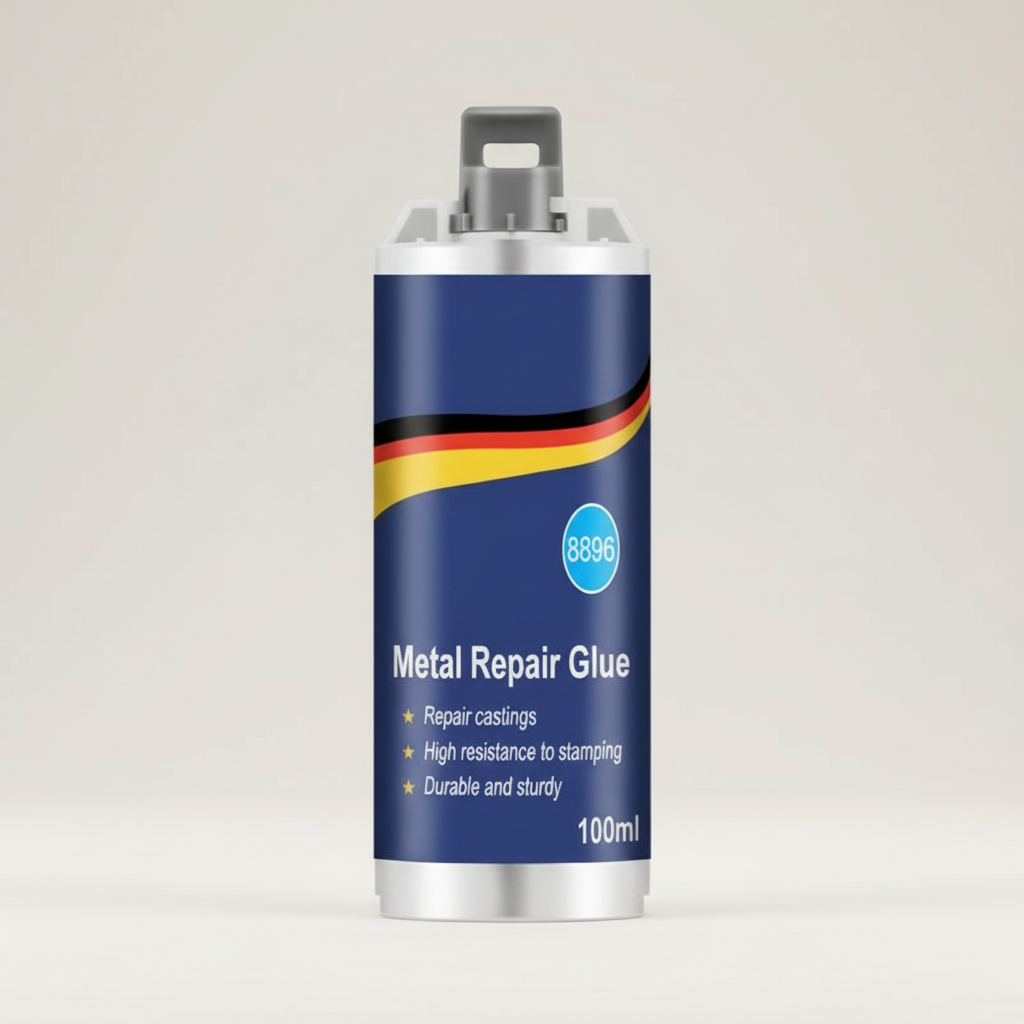 Niki | High-Performance Metal Repair Adhesive | Industrial Adhesive for Cast Iron, Steel & Aluminum | Heat Resistant & Waterproof | 100ml Liquid Metal Repair Kit | Silver