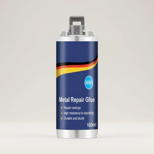 Niki | High-Performance Metal Repair Adhesive | Industrial Adhesive for Cast Iron, Steel & Aluminum | Heat Resistant & Waterproof | 100ml Liquid Metal Repair Kit | Silver