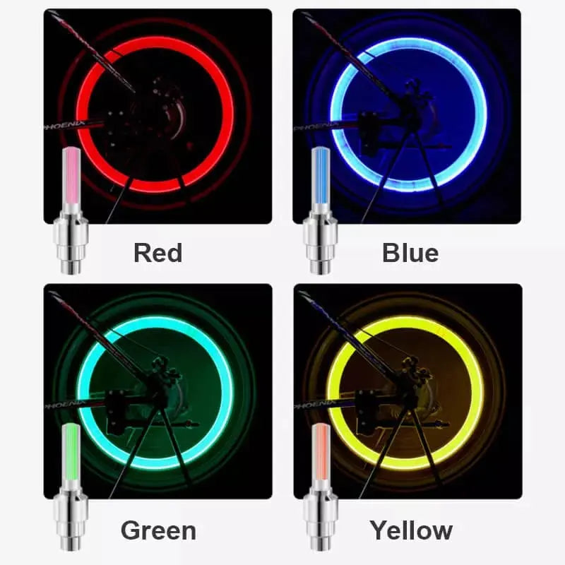 Niki | Motion-Activated LED Bike Valve Lights for Safety