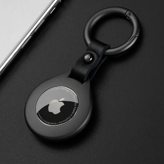 Niki | Leather and Metal Case for Apple AirTags - Secure Tracking
