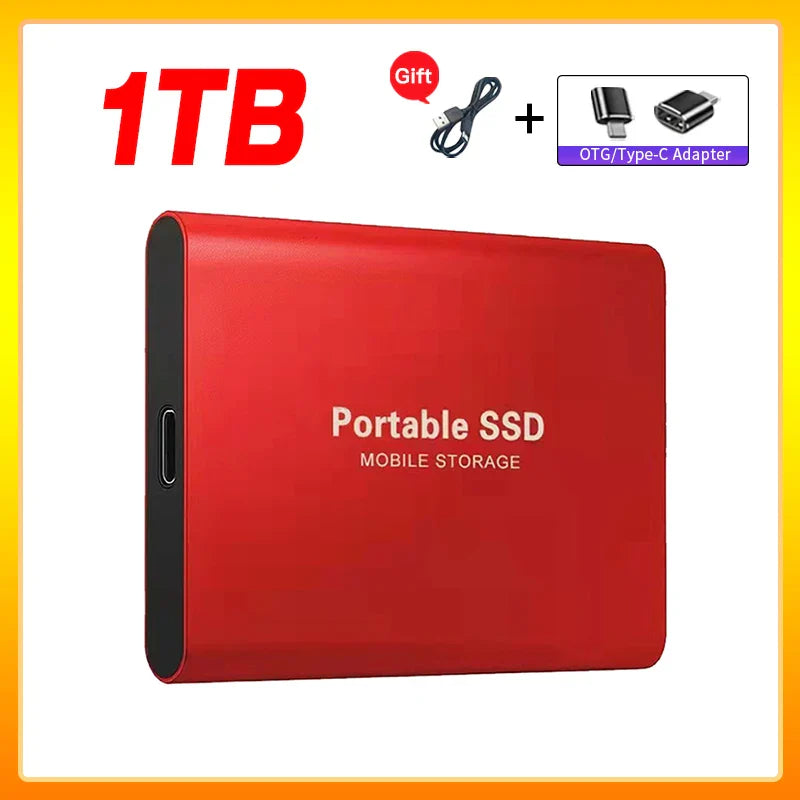 Niki | High-Speed External Solid State Drive 1TB Portable External Hard Drive ssd 2TB External hard drive ssd hard drive For Laptop Mac
