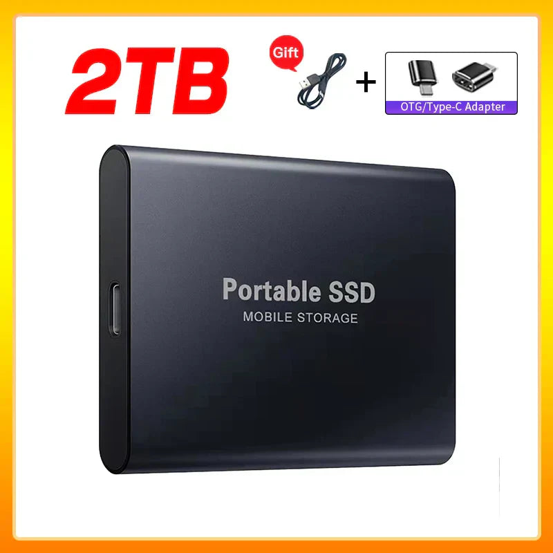 Niki | High-Speed External Solid State Drive 1TB Portable External Hard Drive ssd 2TB External hard drive ssd hard drive For Laptop Mac