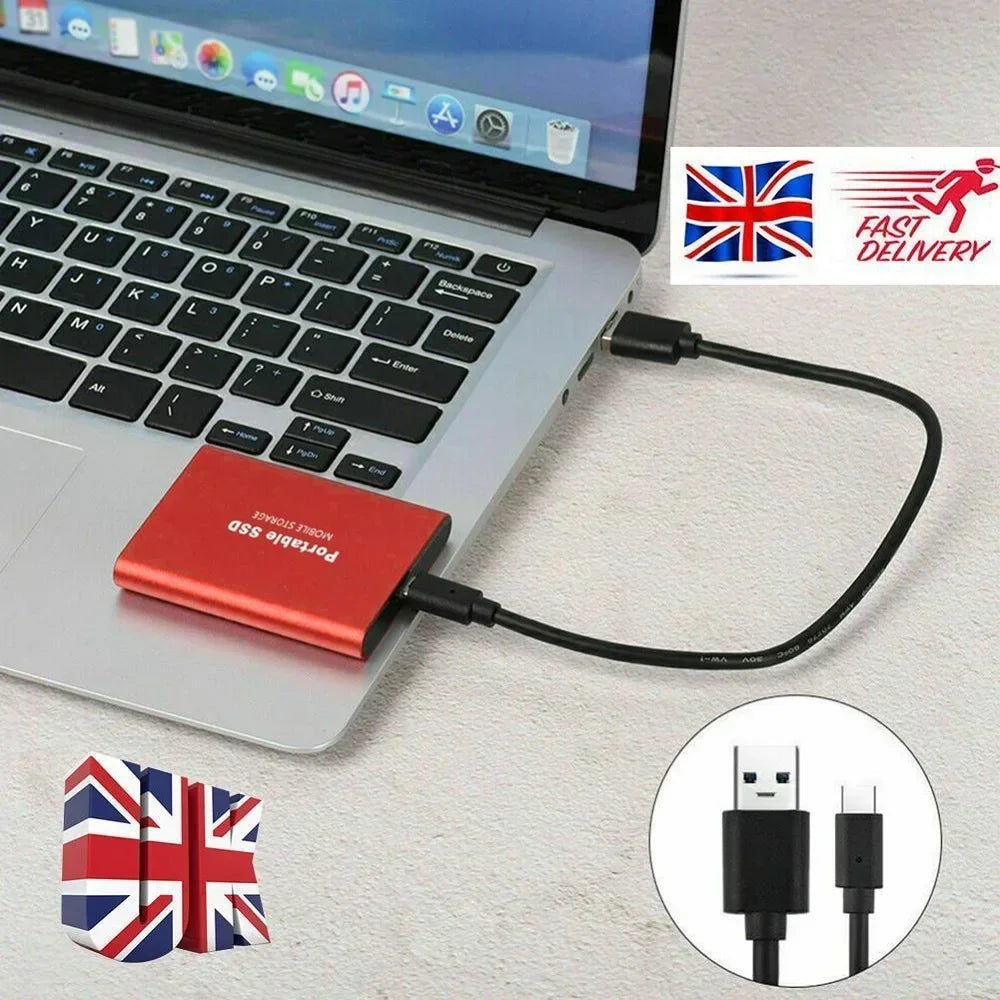 Niki | High-Speed External Solid State Drive 1TB Portable External Hard Drive ssd 2TB External hard drive ssd hard drive For Laptop Mac