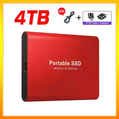 Niki | High-Speed External Solid State Drive 1TB Portable External Hard Drive ssd 2TB External hard drive ssd hard drive For Laptop Mac