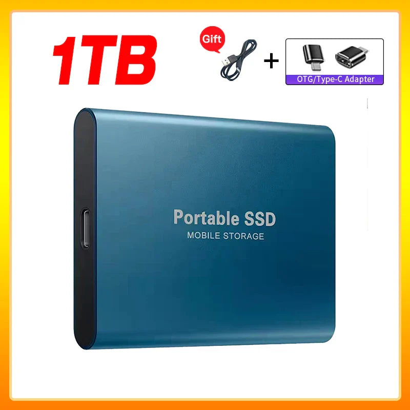 Niki | High-Speed External Solid State Drive 1TB Portable External Hard Drive ssd 2TB External hard drive ssd hard drive For Laptop Mac