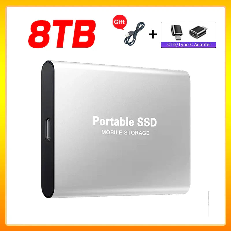Niki | High-Speed External Solid State Drive 1TB Portable External Hard Drive ssd 2TB External hard drive ssd hard drive For Laptop Mac