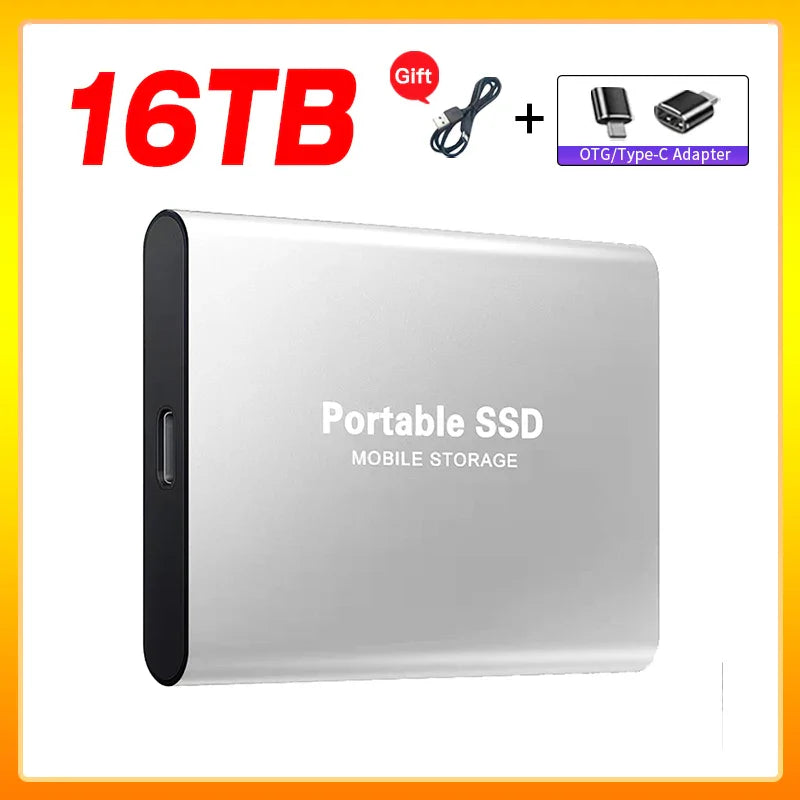 Niki | High-Speed External Solid State Drive 1TB Portable External Hard Drive ssd 2TB External hard drive ssd hard drive For Laptop Mac