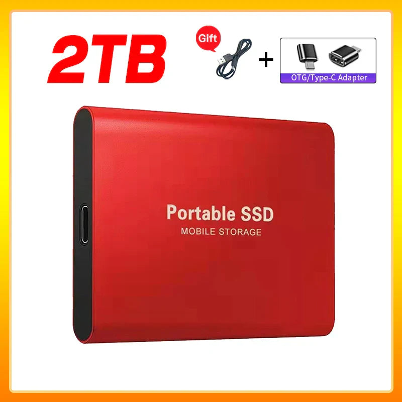 Niki | High-Speed External Solid State Drive 1TB Portable External Hard Drive ssd 2TB External hard drive ssd hard drive For Laptop Mac