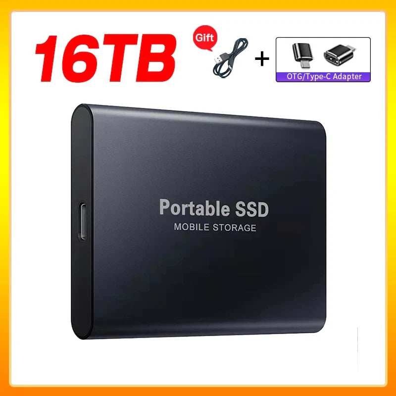 Niki | High-Speed External Solid State Drive 1TB Portable External Hard Drive ssd 2TB External hard drive ssd hard drive For Laptop Mac
