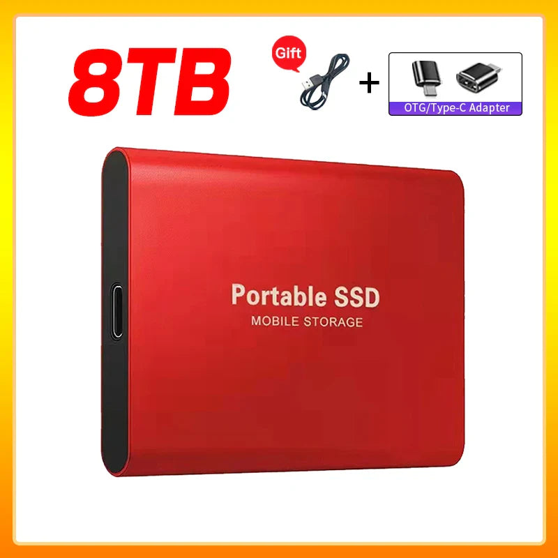 Niki | High-Speed External Solid State Drive 1TB Portable External Hard Drive ssd 2TB External hard drive ssd hard drive For Laptop Mac