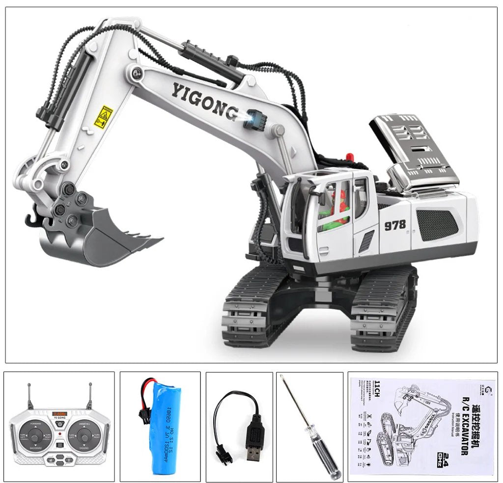 Niki | Hydraulic Excavator G308H Full Metal 1/14 Scale RTR