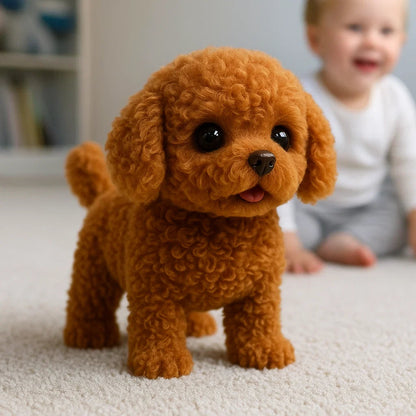 Niki | Interactive Plush Puppy - Realistic Stuffed Animal for Children and Adults with Movements and Sounds
