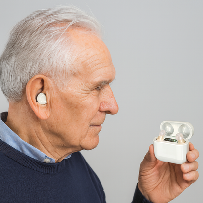 Niki | Invisible In-Ear Hearing Aid with Charging Case