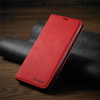 Niki | iPhone Case: Magnetic Leather Bag for Stylish Protection