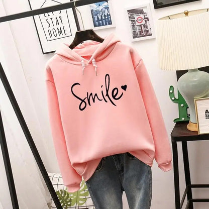 Niki | Cozy Smile Graphic Hoodie