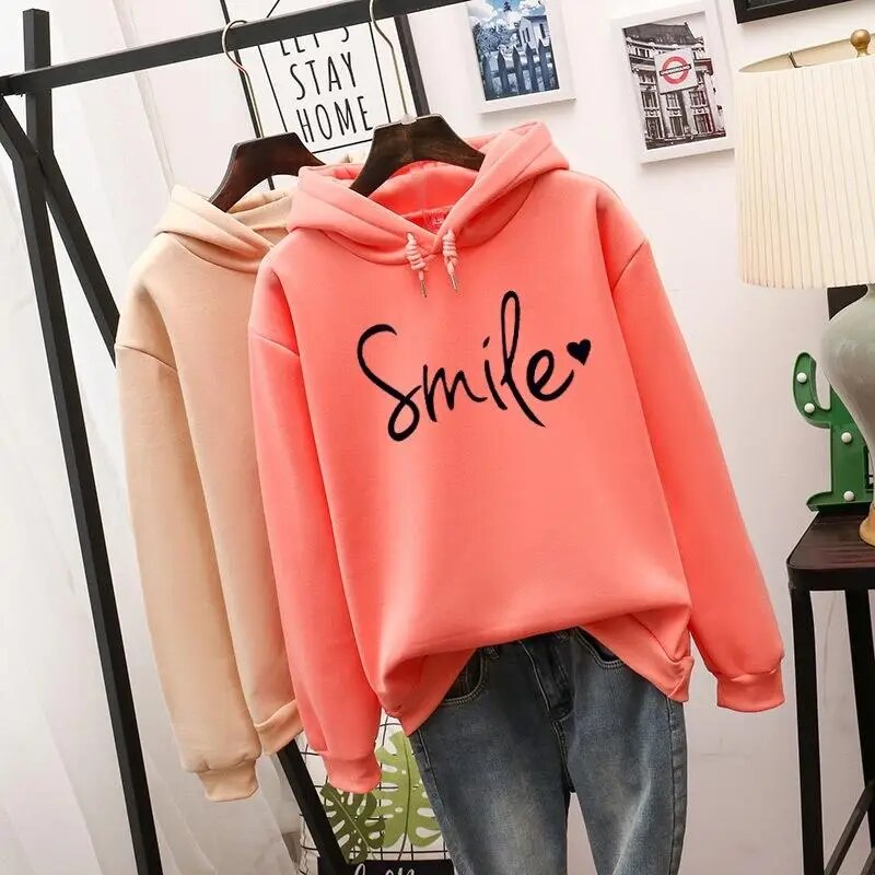 Niki | Cozy Smile Graphic Hoodie