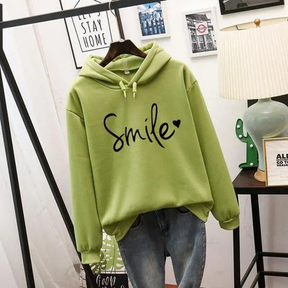 Niki | Cozy Smile Graphic Hoodie