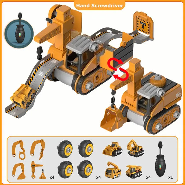 Niki | Kids Vehicle Assembly Toy with Screwdriver