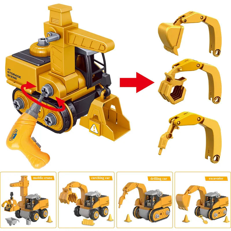 Niki | Kids Vehicle Assembly Toy with Screwdriver