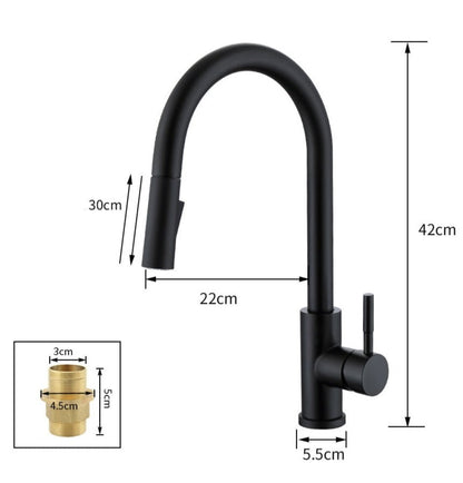 Niki | Automatic Pull-Down Sprayer Kitchen Faucet with Sensor