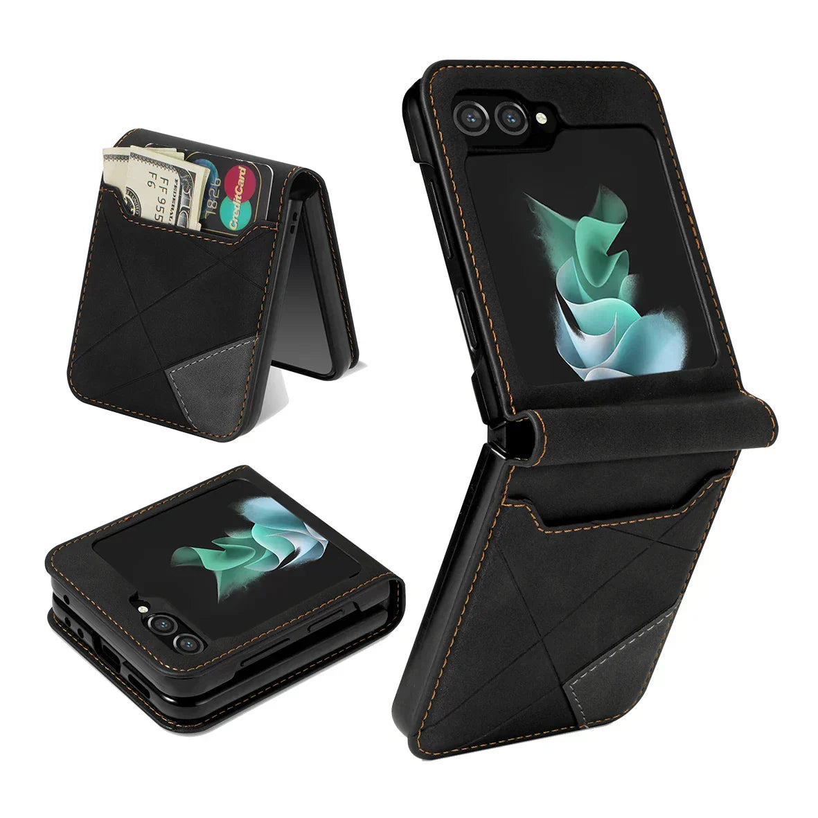 Niki | Leather Wallet Case for Samsung Galaxy Z Flip Series