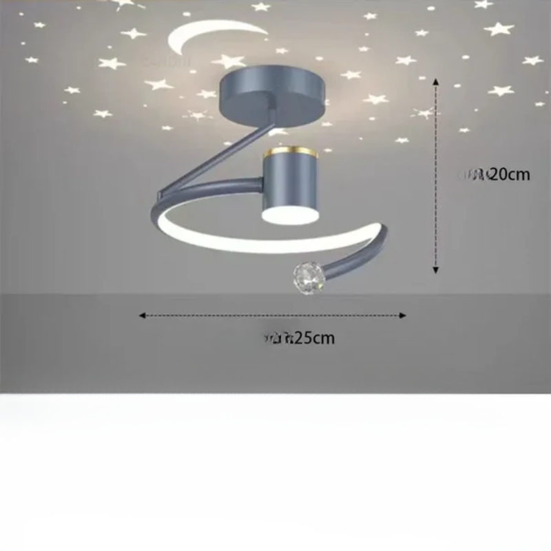 Niki | LED ceiling lamps with starry sky – Modern pendant lamp design for children's rooms and living rooms