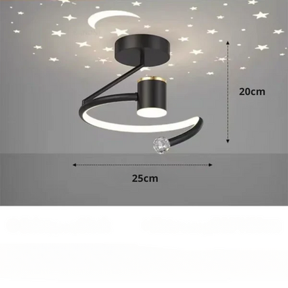 Niki | LED ceiling lamps with starry sky – Modern pendant lamp design for children's rooms and living rooms