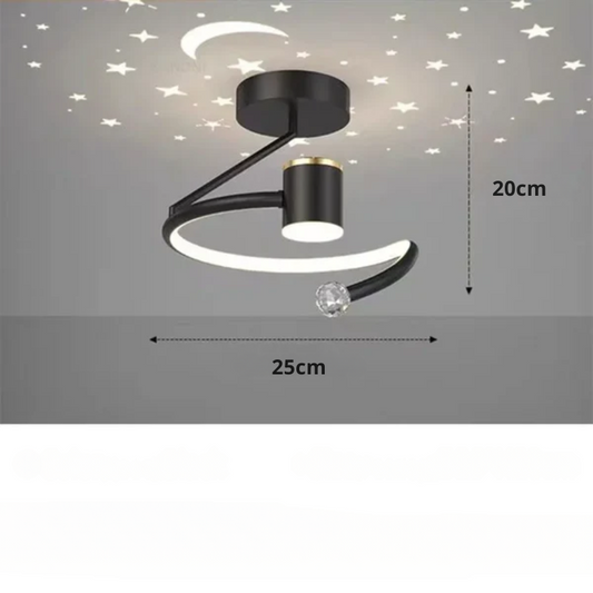 Niki | LED ceiling lamps with starry sky – Modern pendant lamp design for children's rooms and living rooms