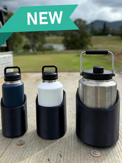 Niki | Magnetic Bottle Holder | Heavy-Duty Grip for Tools, Gym, or Garage | Non-Slip Bottle Mount