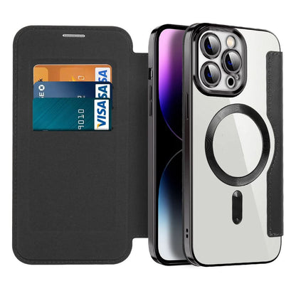 Niki | iPhone 11–14 Series Magnetic Leather Folio Case