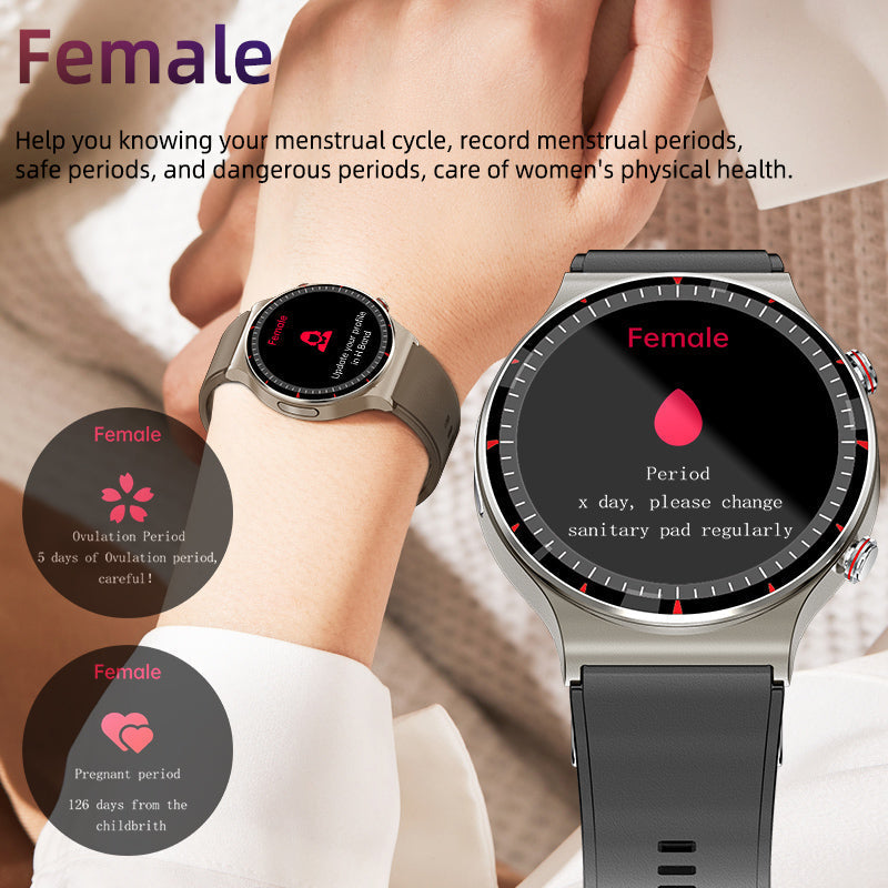 Niki | Medical EKG Smartwatch | CFDA Certified | 512Hz High-Precision Biosensor | SpO2 & Heart Rate Monitoring | AI-Based Breathing Analysis | IP67 Waterproof