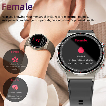 Niki | Medical EKG Smartwatch | CFDA Certified | 512Hz High-Precision Biosensor | SpO2 & Heart Rate Monitoring | AI-Based Breathing Analysis | IP67 Waterproof