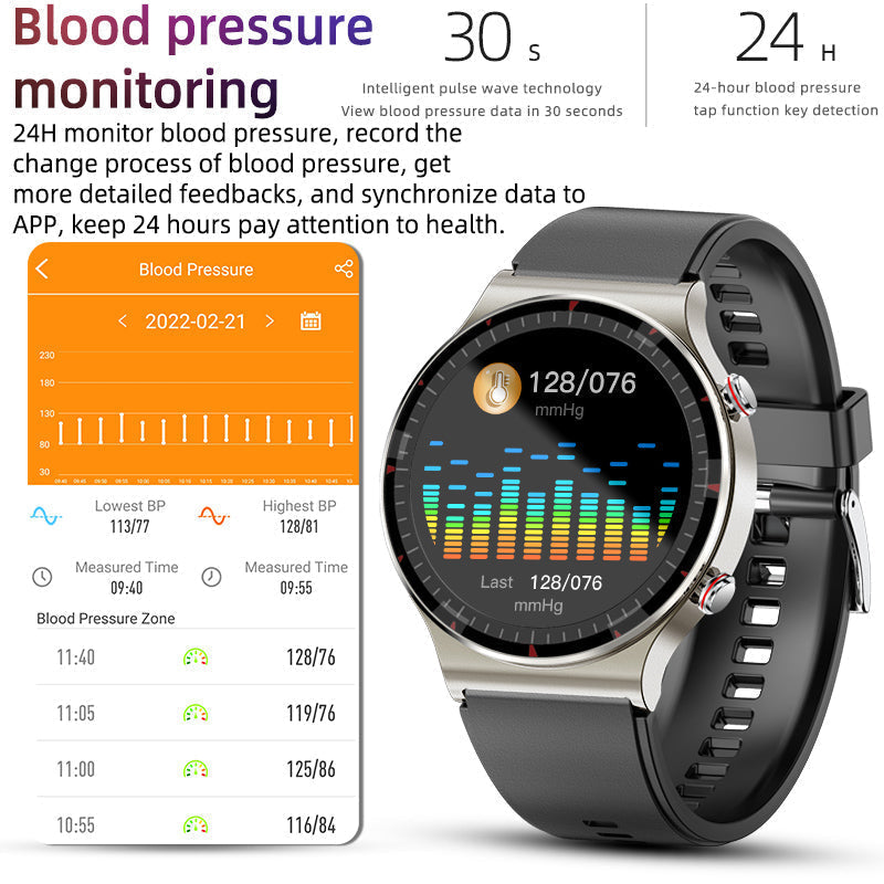 Niki | Medical EKG Smartwatch | CFDA Certified | 512Hz High-Precision Biosensor | SpO2 & Heart Rate Monitoring | AI-Based Breathing Analysis | IP67 Waterproof