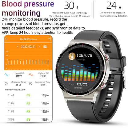 Niki | Medical EKG Smartwatch | CFDA Certified | 512Hz High-Precision Biosensor | SpO2 & Heart Rate Monitoring | AI-Based Breathing Analysis | IP67 Waterproof