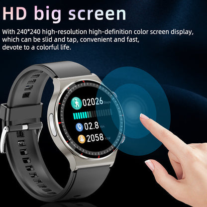 Niki | Medical EKG Smartwatch | CFDA Certified | 512Hz High-Precision Biosensor | SpO2 & Heart Rate Monitoring | AI-Based Breathing Analysis | IP67 Waterproof