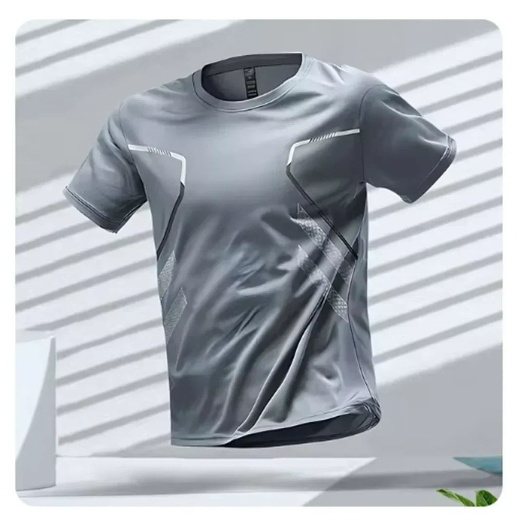 Men's Lightweight Moisture-Wicking Athletic T-Shirt