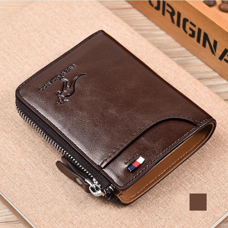Niki | Men's Zipper Wallet with RFID Protection & Pouch